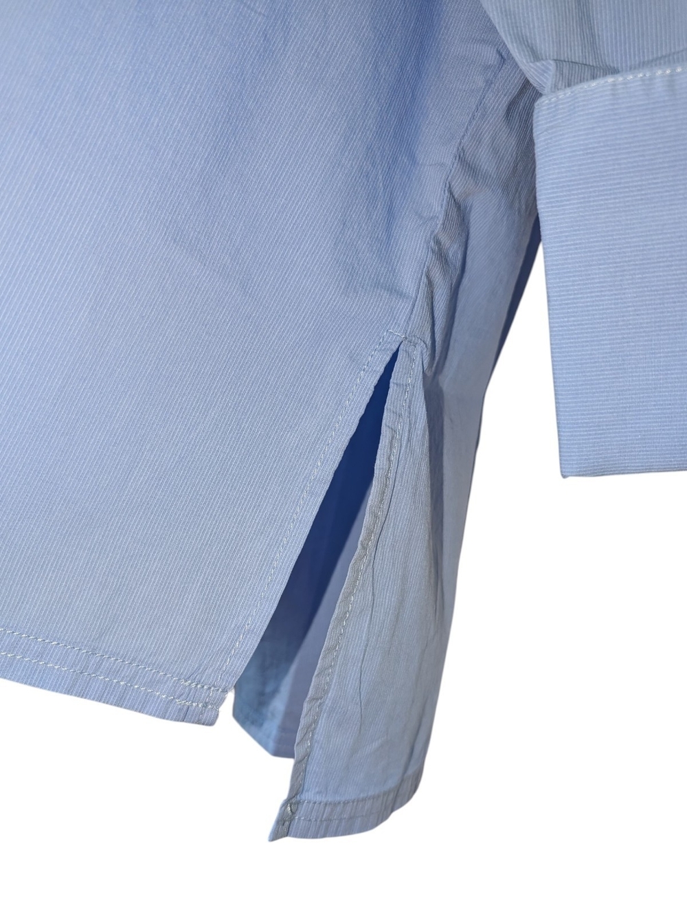 WE THE FREE WOMEN'S LIGHT BLUE OVERSIZED BUTTON-UP TUNIC SIZE XL - Picture 9 of 11